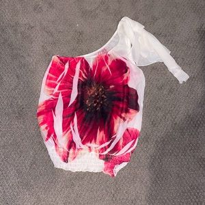 Mesh Floral Blouse✨